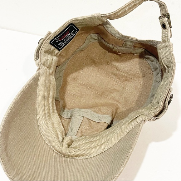 Vintage Y2K‎ Tan Faith Praying Hands Adjustable Hat Baseball Cap - Picture 4 of 5
